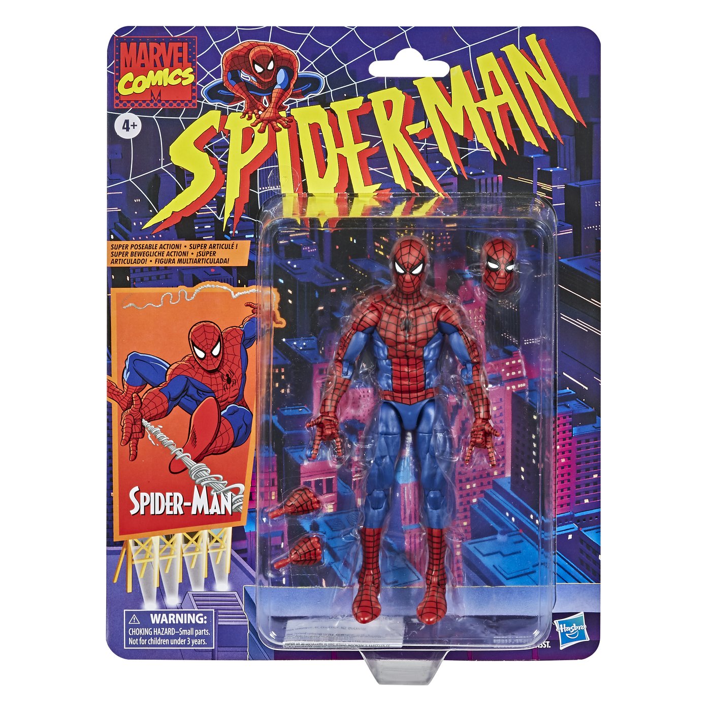 Spider-Man Retro Marvel Legends 6-Inch Action Figure Wave 1 Spiderman ... - SpiDer Man Retro Marvel LegenDs 6 Inch Action Figure Wave 1 SpiDerman