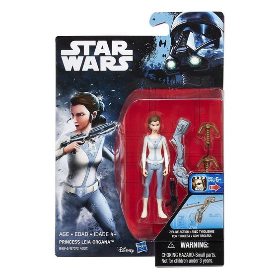 Star Wars Rogue One 3.75 Inch Action Figure Wave 2 Princess Leia Organa