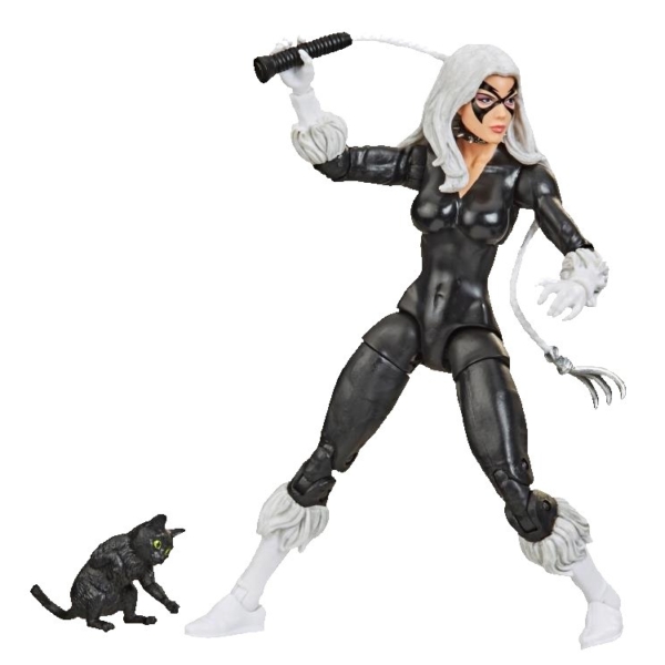 Spider-Man Retro Marvel Legends 6 Inch Action Figure Black Cat - Exclusive