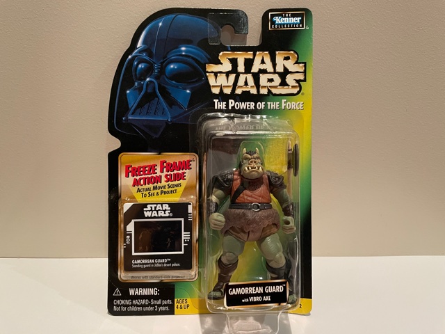 Star Wars Power of the Force (II) Gamorrean Guard with Vibro-ax & Freeze Frame Action Slide
