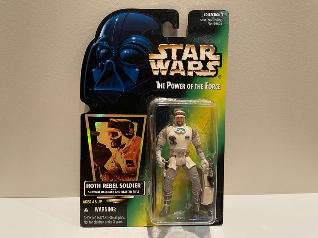Star Wars Power of the Force (II) Hoth Rebel Soldier with Survival Backpack & Blaster Rifle