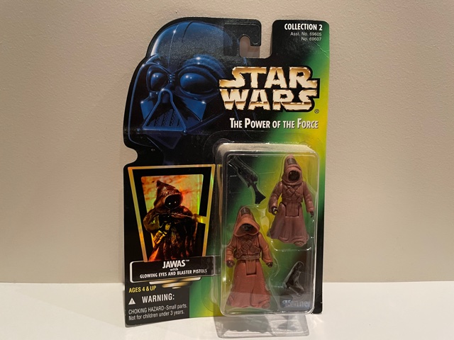 Star Wars Power of the Force (II) Jawas with Glowing Eyes and Blaster Pistols