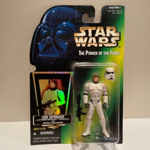 Star Wars Power of the Force (II) Luke Skywalker in Stormtrooper Disguise with Imperial Issue Blaster