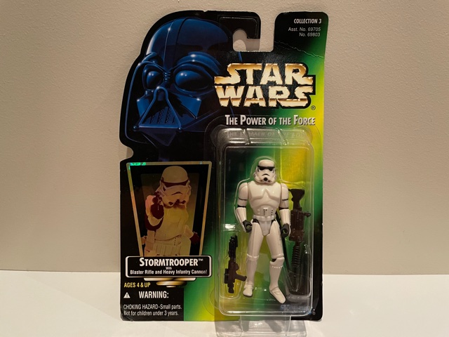 Star Wars Power of the Force (II) Stormtrooper with Blaster Rifle and Heavy Infantry Cannon!