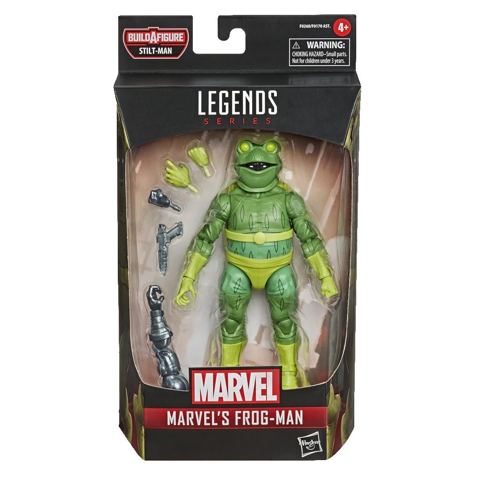 Spider-Man Marvel Legends 6-Inch Action Figure Wave 1 Stilt Man Series Marvel's Frog-Man