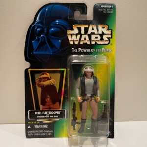 Star Wars Power of the Force (II) Rebel Fleet Trooper with Blaster Pistol and Rifle