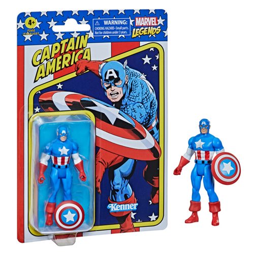 Marvel Legends Retro 375 Collection 3.75 Inch Action Figure Wave 1 Captain America