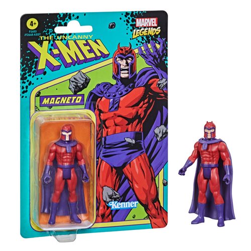 Marvel Legends Retro 375 Collection 3.75 Inch Action Figure Wave 1 Magneto