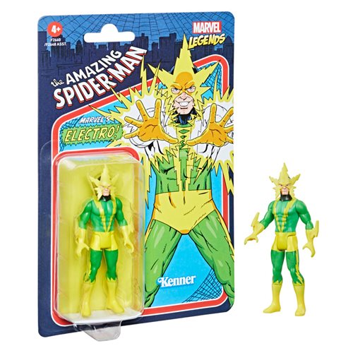 Marvel Legends Retro 375 Collection 3.75 Inch Action Figure Wave 2 Electro