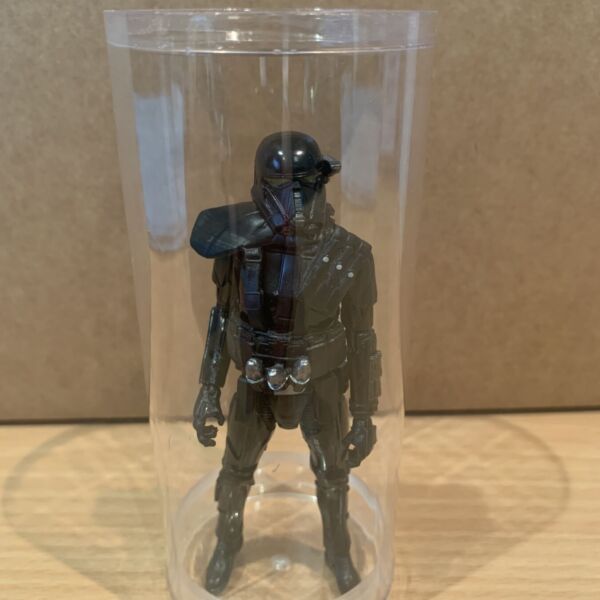 Plymor Plastic Action Figure Tube with Clear Acrylic Base
