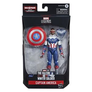 The Falcon and the Winter Soldier Marvel Legends 6 Inch Action Figure Captain America (Captain America Flight Gear BAF)