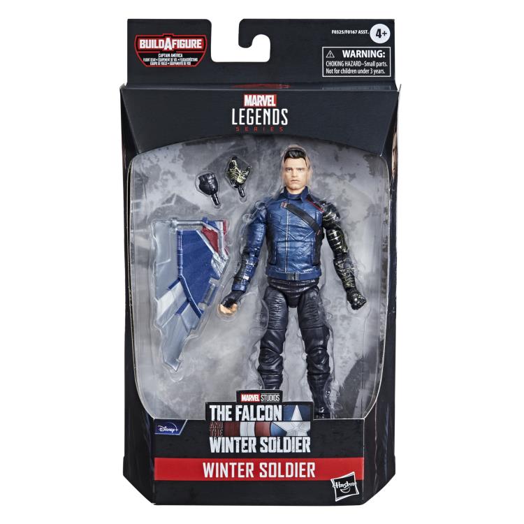 The Falcon and the Winter Soldier Marvel Legends 6 Inch Action Figure Winter Soldier (Captain America Gear BAF)