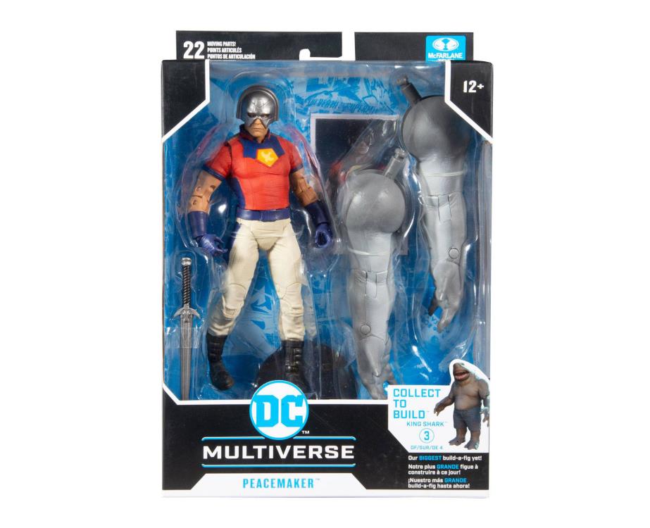 DC Build-A-Wave 5 Suicide Squad Movie Action Figures Peace Maker (Collect to Build King Shark)