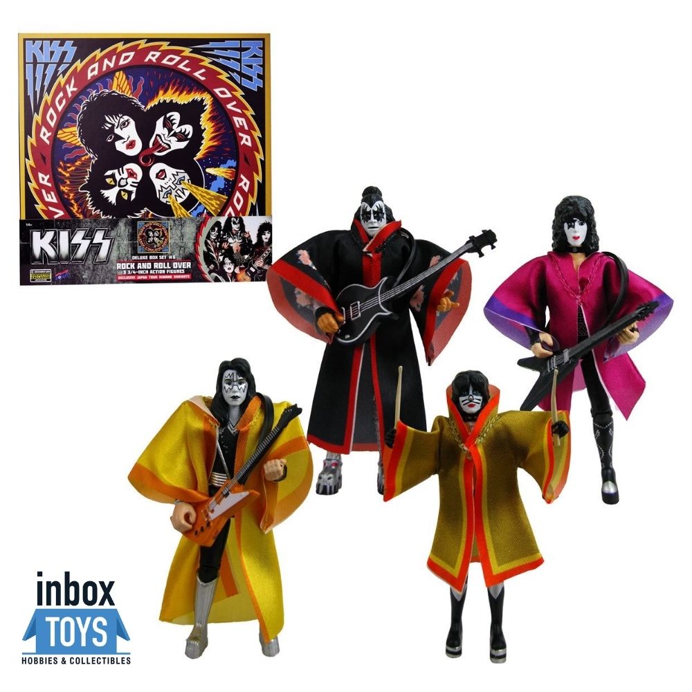 KISS Rock and Roll Over 3.75 Inch Action Figure Deluxe Box Set #6
