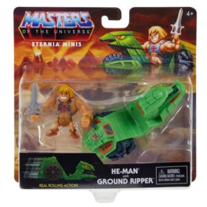 Masters of the Universe Revelation He-Man and Ground Ripper Eternia Minis Vehicle Pack