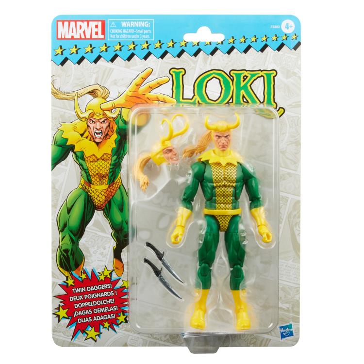 Marvel Legends Series Retro 6 Inch Action Figure Loki