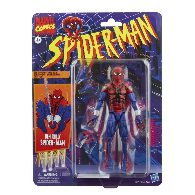Marvel Legends Series Spider-Man Retro 6 Inch Action Figure Ben Reilly Spider-Man