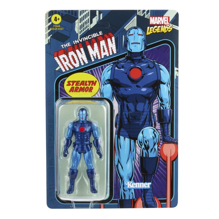 Marvel Legends Retro 375 Collection 3.75 Inch Action Figure Wave 4 Iron Man (Stealth Armor)