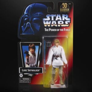 Star Wars 50th Anniversary The Black Series 6 Inch Action Figure Luke Skywalker (The Power of the Force)