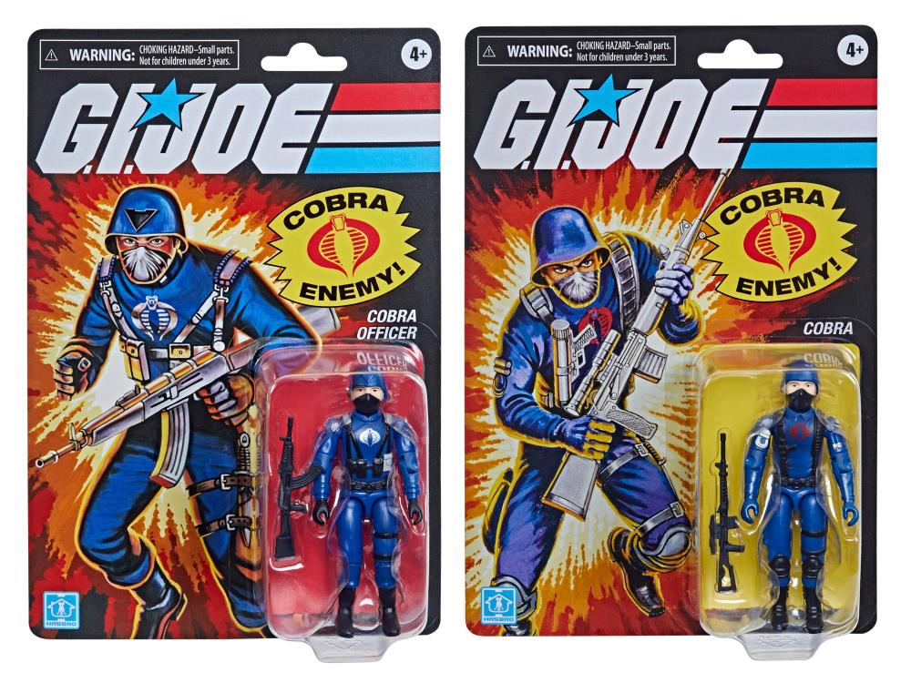 G.I. Joe Retro Collection 3.75 Inch Cobra Trooper and Officer Exclusive Two-Pack