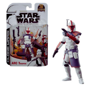 Star Wars The Black Series Clone Wars 6 Inch Action Figure Arc Trooper Red