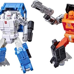 Transformers War for Cybertron Kingdom Golden Disk Collection Deluxe Road Ranger & Puffer Exclusive Two-Pack