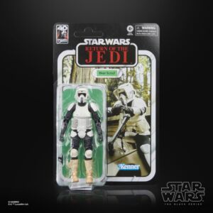 Star Wars 40th Anniversary The Black Series 6 Inch Action Figure Biker Scout (Return of the Jedi)