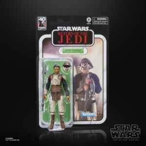 Star Wars 40th Anniversary The Black Series 6 Inch Action Figure Lando Calrissian (Skiff Guard) Return of the Jedi