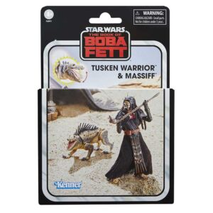 Star Wars The Vintage Collection 3.75 Inch Action Figures Tusken Warrior & Massiff (The Book of Boba Fett)