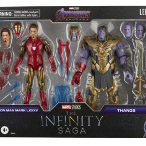 Avengers Endgame Marvel Legends The Infinity Saga Iron Man Mark 85 vs Thanos Two-Pack