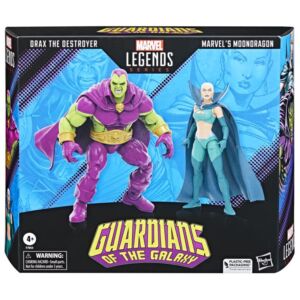 Guardians of the Galaxy Marvel Legends Drax the Destroyer and Marvel's Moondragon Two-Pack Exclusive