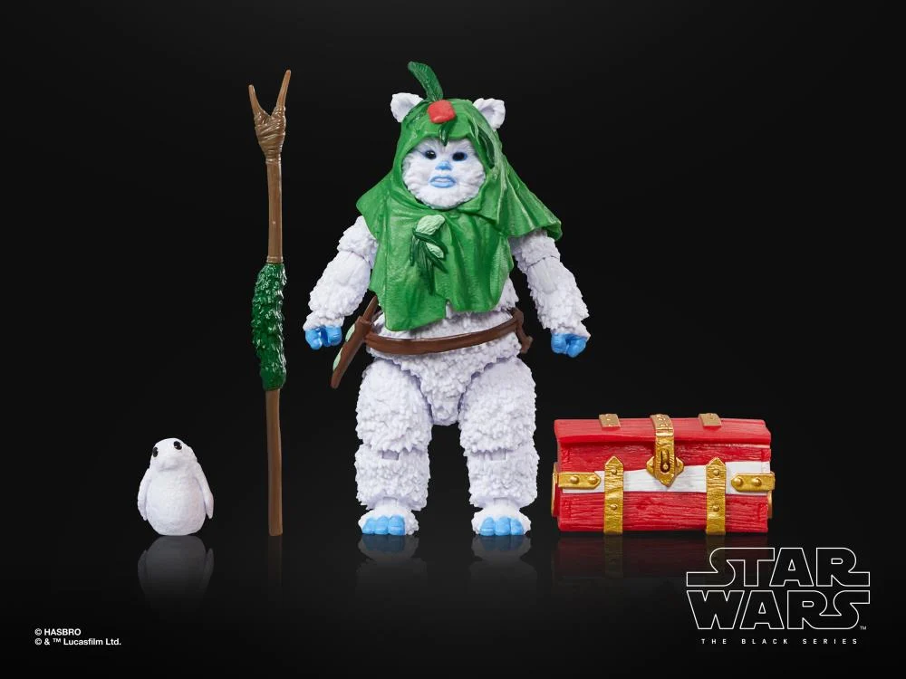 Star Wars The Black Series 6 Inch Action Figure Ewok (Holiday Edition)