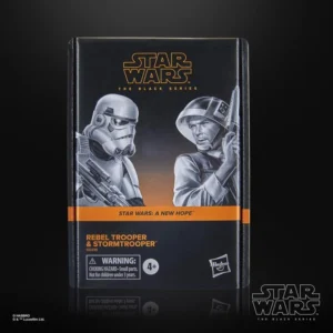 Star Wars The Black Series 6-Inch Action Figure Rebel Trooper & Stormtrooper Two-Pack (A New Hope)