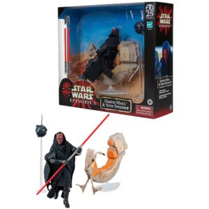 Star Wars The Black Series 6-Inch Action Figure Darth Maul & Sith Speeder